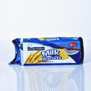 Goodie Bakers Milk Biscuits a classic and delicious snack made with high-quality ingredients. With a light, airy texture and subtle sweetness, they are perfect for any time of the day. Plus, the resealable pack ensures long lasting freshness and convenience.